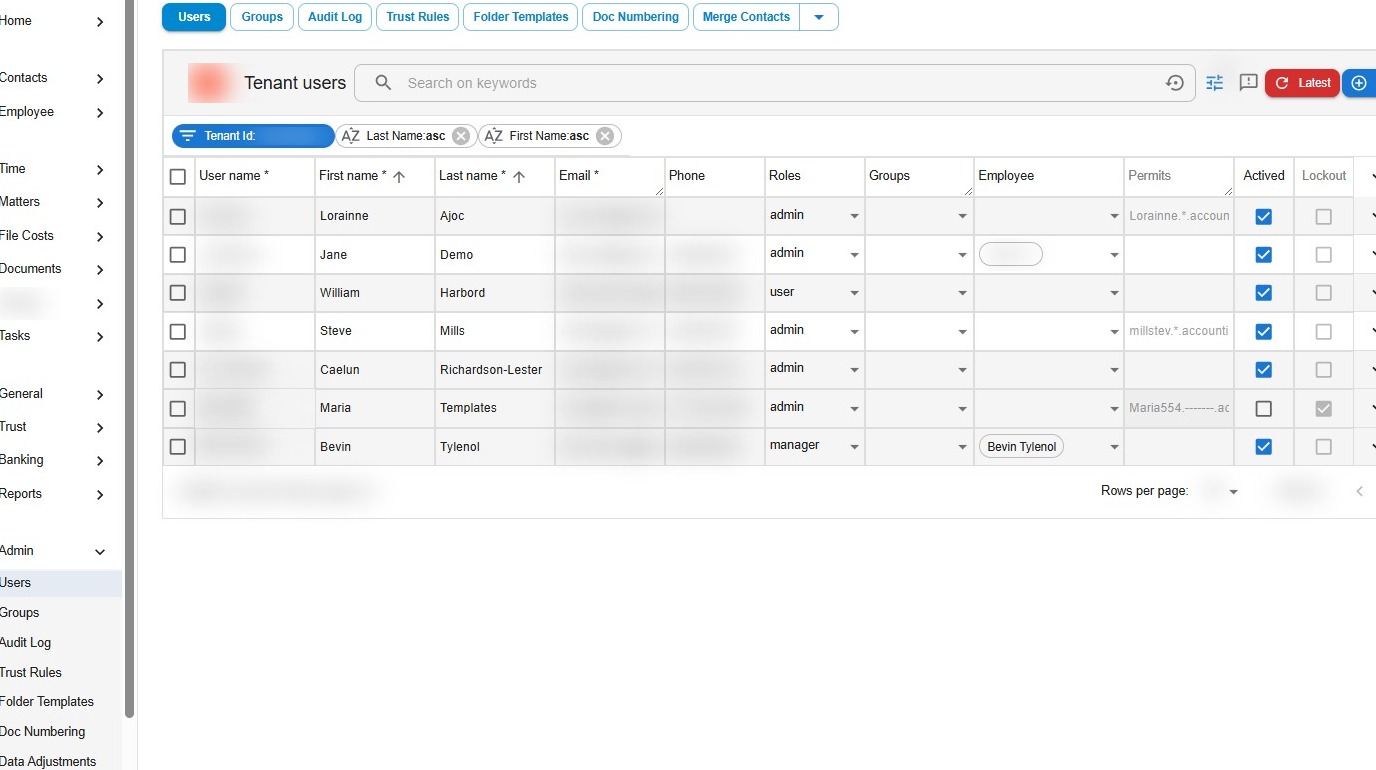 Law App Lock out Users